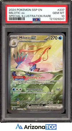 Pokemon 2024 Milotic ex 237/191 SIR Surging Sparks GEM MINT PSA 10 - Image 1