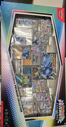 Pokemon Prismatic Evolutions Lucario Ex & Tyranitar Ex-In Hands Sep 4. - Image 1