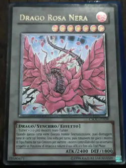 Yu-Gi-Oh! Drago Rosa Nera - Black Rose Dragon Ultimate Rare - Unlimited ITA LP - Image 1
