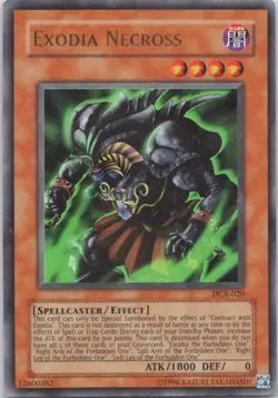 1996 TCG HOLO EXODIA NECROSS Ultra Rare Unlimited #DCR-020 - Image 1