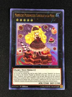 YUGIOH MADOLCHE PRINCESS CHOCOLAT-A-LA-MODE DUOV-EN082 1ST ULTRA NM - Image 1