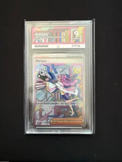 Miriam Scarlet & Violet Holo Card 251/198 Special Illustration Rare - Ace 9 - Image 1