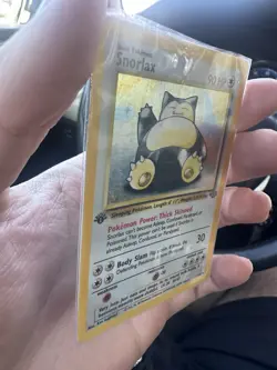 Snorlax 11/64 1st Edition Holo Rare Jungle Pokemon Card TCG - Vintage 1999 - Image 2
