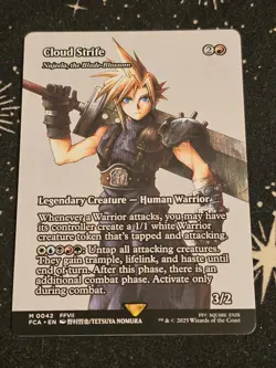 Cloud Strife - Najeela, the Blade-Blossom 0042, Final Fantasy, FCA FIN MTG TCG - Image 1