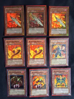 Complete Yugioh FIRE DECK 44 Cards in Sleeves w/Deck Box Excellent Condition! - Image 4