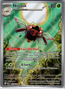 Ninjask 137/132 ME01: Mega Evolution - Pokemon Card - NM - Image 1
