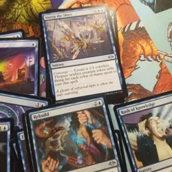 Magic The Gathering Mono Blue Instant And Sorcery Lot Impulse Remand Counter... - Image 2