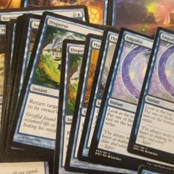 Magic The Gathering Mono Blue Instant And Sorcery Lot Impulse Remand Counter... - Image 5