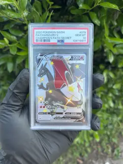 Shiny Charizard v Champions Path Secret Rare Card 079/073 PSA 10 Gem Mint - Image 4