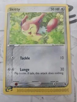 Skitty 71/109 - Ex Ruby & Sapphire Pokemon Card LP - Image 1