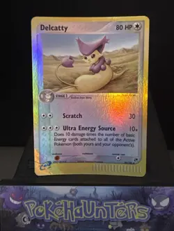 Pokemon Card Delcatty 34/100 Reverse Holo Ex Sandstorm Played - Image 1
