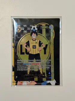 ONE PIECE x BVB Dortmund Promo Card ST13-003 Monkey D Luffy sealed - Image 1