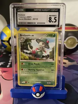 Breloom 45/132 - Secret Wonders - Uncommon - Pokemon Card TCG - CGC 8.5 - Image 1