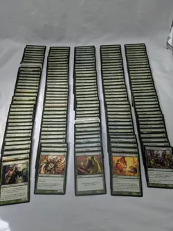 Lot Of (315) MTG Bulk Green Common And Uncommon Trading Cards - Image 2