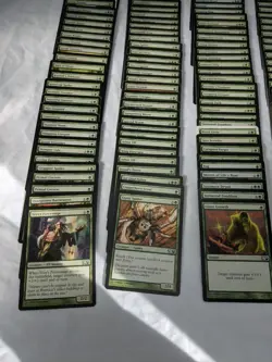 Lot Of (315) MTG Bulk Green Common And Uncommon Trading Cards - Image 4