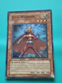 Yugioh Card - Level Warrior Super Rare Unlimited Ed. RGBT-EN002 MP - Image 1