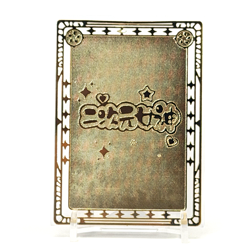 Goddess Story: Aqua & Darkness Spicy Metal Anime Waifu CCG Card - Image 3