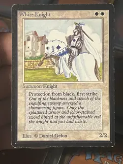 MTG White Knight | Limited Edition Beta | LP - Image 1