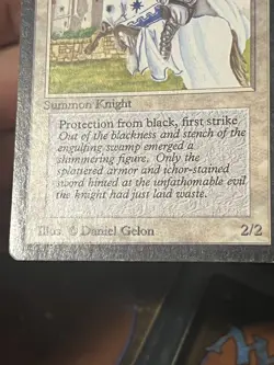 MTG White Knight | Limited Edition Beta | LP - Image 5