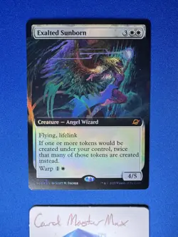 Exalted Sunborn (Extended Art) M Edge of Eternities 318 Foil NM - Image 1