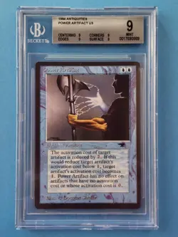 1x Power Artifact Antiquities MTG Reserved List Graded BGS QUAD 9 MINT!!! - Image 3