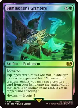 Summoner's Grimoire Foil Final Fantasy MTG NM - Image 1