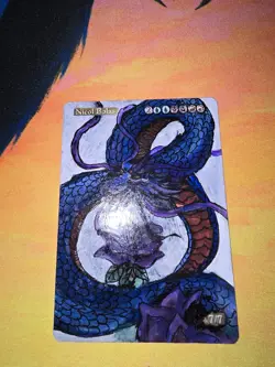 MTG ALTERED 1X Nicol Bolas magic the gathering hand painted Custom art LOTUS - Image 1