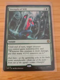MTG Strength of Will 0118 Spider-Man M/NM Free UK P&P - Image 1