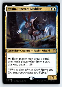 Kwain, Itinerant Meddler -Commander: Bloomburrow - Image 1