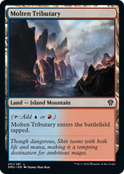 4 x Molten Tributary - Dominaria United - NM-Mint - MTG - Image 1