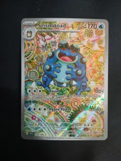 SEISMITOAD 105/086 Illustration Rare Shinji Kanda SV: Black Bolt Pokemon Nm - Image 1