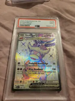 2023 Pokemon Pal EN Slowking EX Ultra Rare Psa Graded Mint 9 - Image 1