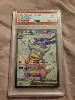 2023 Pokemon Pal EN Slowking EX Ultra Rare Psa Graded Mint 9 - Image 4