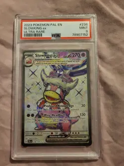 2023 Pokemon Pal EN Slowking EX Ultra Rare Psa Graded Mint 9 - Image 5