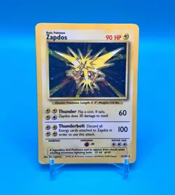 ZAPDOS UNLIMITED (Holo rare) - 16/102 Vintage Pokemon TCG Base set HP/DMG - Image 1