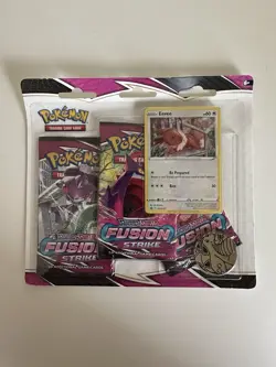 Pokemon TCG Fusion Strike 3 Pack Blister Eevee Promo | Brand New & Sealed #3 - Image 1