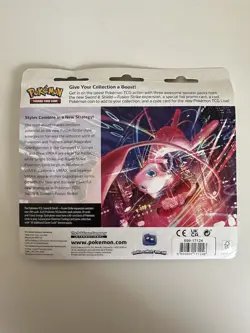 Pokemon TCG Fusion Strike 3 Pack Blister Eevee Promo | Brand New & Sealed #4 - Image 2