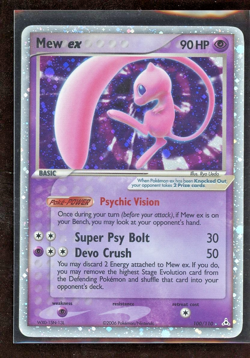 2006 Pokemon EX Holon Phantoms Mew EX Holo Foil Rare 100/110 - Image 1