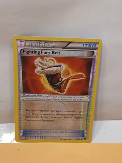 Fighting Fury Belt Reverse Holo 99/122 XY - BREAKpoint Pokemon - Image 1