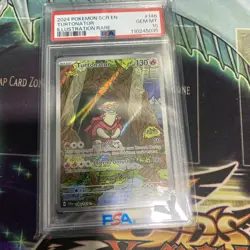 2024 Pokemon Sv07: Stellar Crown Turtonator Holo IR 146/142 PSA 10 Gem MT - Image 1