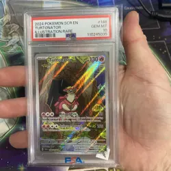 2024 Pokemon Sv07: Stellar Crown Turtonator Holo IR 146/142 PSA 10 Gem MT - Image 3