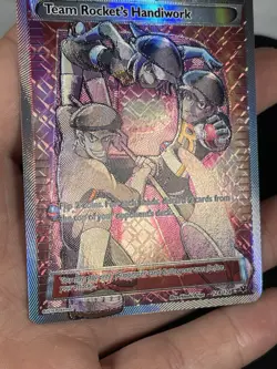 Pokemon TCG Team Rocket's Handiwork 124/124 Full Art Ultra Rare Fates Collide - Image 3