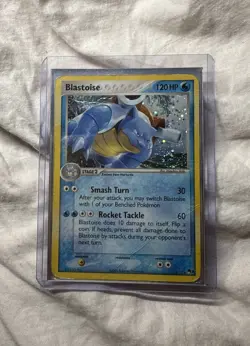 Pokemon POP Series 3 Promo Blastoise 1/17 Holo Rare DMG - Image 2