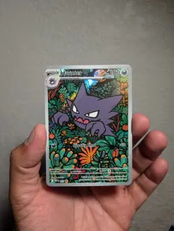 Haunter 027 Me: Mega Evolution Promo Black Star Holo Illustration Rare Pokemon - Image 1