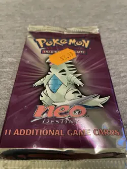 Pokemon Neo Destiny Booster Pack - Tyranitar Artwork - English - Factory Sealed - Image 5