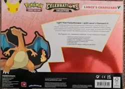 Pokemon TCG: Celebrations 25th Anniversary- Lance's Charizard V Box New & Sealed - Image 2