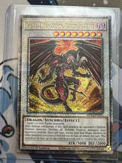 *** RED DRAGON ARCHFIEND *** QUARTER CENTURY SECRET RARE MP24-EN025 YUGIOH! - Image 1