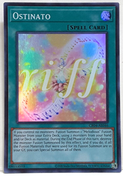 Yugioh Asian-English Ostinato CR04-AE046 Super Rare - Image 1