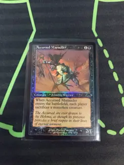 MTG Magic The Gathering Accursed Marauder Foil Retro Frame Zombie Commander - Image 1