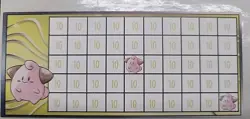 Official Pokemon TCG League Sticker For Badge Book - Cleffa Card Stamp Tracker - Image 1
